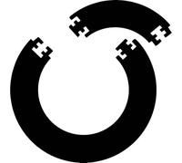 Zbozzba Anello di Cattura Freccette, Anello di Cattura per Freccette, tabellone per Freccette, Composto da 5 Pezzi, per Protezione da Parete (Nero)