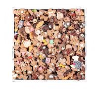 zbstream Charm a forma di cartone animato 3D con retro piatto, in resina, decorazione per unghie, 15*20cm, Resina, Nessuna pietra preziosa
