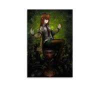 ZBSXLBNG Steins Gate Zero Art, poster decorativo su tela, per soggiorno, camera da letto, 30 x 45 cm