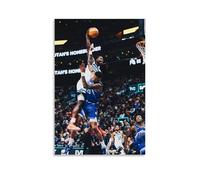Zbwqlte Stampa artistica da parete con immagine di Anthony Edwards Slam Dunk per camera da letto, decorazione per la casa, quadri su tela, 30 x 45 cm
