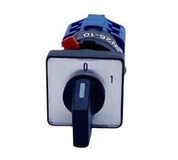 ZBWZXBDJ LW26-10A Selettore di commutazione a camme rotanti con Montaggio a Foro Singolo, Dimensioni 16,2 mm, 1/2/3/4 Poli, Controllo di Potenza(2P-8 Terminals)