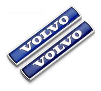 ZBYFCLK 2 Pezzi Stemma per auto 3D per Volvo V40 2 (II) 525/526 I 2012-2019,2 adesivi 3D per auto in edizione limitata con logo in metallo,emblema per auto,moto,Bl-ue