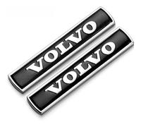 ZBYFCLK 2 Pezzi Stemma per auto 3D per Volvo V40 2 (II) 525/526 I 2012-2019,2 adesivi 3D per auto in edizione limitata con logo in metallo,emblema per auto,moto,Bla-ck