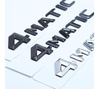 ZBYFCLK 4MATIC Stemma per Auto 3D per A200L A180 A180L A260,Tronco Logo Adesivi Emblema Posteriore Anteriore Styling Carrozzeria Decorazioni,Bla-CK