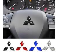 ZBYFCLK Stemma per Auto 3D per Mitsubishi Lancer Sportback X,Tronco Logo Adesivi Emblema Posteriore Anteriore Styling Carrozzeria Decorazioni,Bla-CK