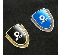 ZBYFCLK Stemma per Auto 3D per Smart #3 ab 2023,Tronco Logo Adesivi Emblema Posteriore Anteriore Styling Carrozzeria Decorazioni,Bla-CK