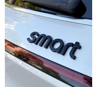 ZBYFCLK Stemma per Auto 3D per Smart 453 451 Fortwo Forfour Tronco Logo Adesivi Emblema Posteriore Anteriore Styling Carrozzeria Decorazioni,Bla-CK