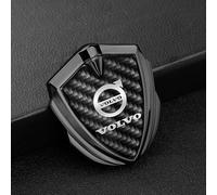 ZBYFCLK Stemma per Auto 3D per Volvo C30/70 V40/60/90 Tronco Logo Adesivi Emblema Posteriore Anteriore Styling Carrozzeria Decorazioni,Bla-CK
