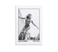 ZBYYFC Poster da parete su tela 30 * 50cm Senza Cornice Miley Cyrus Singer She Is Coming Poster Art Deco Picture Print per la camera da letto Hoom Decor per ragazze adolescenti