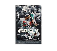 ZBYYFC Poster da parete su tela 50 * 70cm Senza Cornice Pierre Gasly F1 Racer 2020 Poster e stampe murali Arredamento moderno per la casa per camera da letto familiare