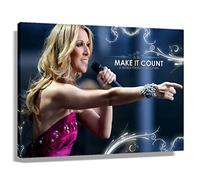 ZBYYFC Poster da parete su tela 60 * 90cm Senza Cornice Celine Dion Pop Chansonfor Bagno Stampa Quadri per Soggiorno Decorazione Camera da Letto