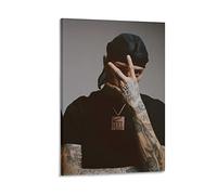 ZBYYFC Poster su tela 60 * 90cm Senza Cornice Central Cee British Rapper Fashion Art Poster per la decorazione dell'ufficio del soggiorno
