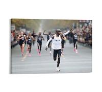 ZBYYFC Quadri Su Tela 40 * 60cm Senza Cornice Eliud Kipchoge Human Limits for Kenyan Marathoners (2) Wall Art Picture Living Room Decor Home
