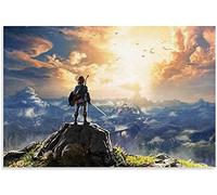 ZBYYFC Stampe Quadri 50 * 70cm Senza Cornice Gioco The Legend of Zelda Respiro della tela selvaggia Arte della parete Soggiorno Poster Camera da letto Decorazione Pittura