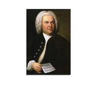ZBYYFC Stampe Quadri 60 * 90cm Senza Cornice Il compositore Johann Sebastian Bach Wall Paint Art Poster Decor Modern Home Artworks Idea regalo