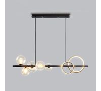 ZBZFGE 5 lampadario a Ciondolo in Vetro Moderno Leggero con 3000k Forte LED Nord BLACO G9 ASSEGRITTO SAMA PASSAGGI