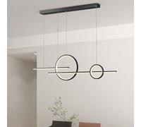 ZBZFGE 56W Dimmable Kitchen Island, Pendant Light for Living Room, Linear Chandelier(Color:B)(Color:A)