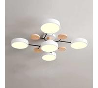 ZBZFGE a Sospensione Lampada Moderna Dimmabile LED Dimmettibile Sunta Splosi Lampade viventi lampadario per soffitto Camera da Letto, Luce appesa (Bianca, 5 luci 60w)