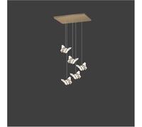 ZBZFGE Butterfly Le luci Sospensione Scala compatibili Ladder a soppalco l'illuminazione Interno Compatibile con Scale, lampadario