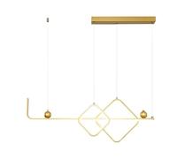 ZBZFGE Chiaroscuro LED Luce, Arco Iris di Ferro Creabile Aria Creativa per La Decorazione del Salotto e della Camera da Letto, 90x30cm (Colore Oro)