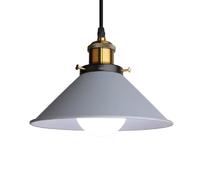 ZBZFGE Classic Industrial Pendant Light - Vintage Metal Chandelier with Hardware Shade for Dining Room, Bedroom, Balcony, Kitchen, And Bar (Pink)