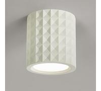 ZBZFGE Crema Resina Light Nordic Flush Mount Affermazione Lampada LED Accendio Accento Interno, Cilindro Piccolo Luci a soffitto per Il Ristorante corridoio in casa di Guardaroba/