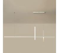 ZBZFGE Fashion Minimalist Long Restaurant Lampadella Moderna Arte in Metallo Hanging Light Home Office Studio Decorazione Rampioni a Pendente LED INFIGIMENTO Dimmabile Inafiti di Illuminazione