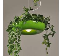 ZBZFGE Garden Spenndant Lamp Nordic Babylon Pottod Placedelier Regolabile Piatti Creative Flower Pendant Light Decorazioni per la casa, Black-No (Freddo)