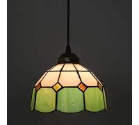 ZBZFGE Illuminazione a Sospensione da 8 Pollici Antique a 1 lucciola a Sospensione a Sospensione lampadario in Vetro Multicolore per la Cucina della Sala da Pranzo, f Vita Interessante, Luce sospesa