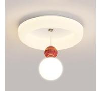 ZBZFGE Lampada a LED Dimmabile semifulco Montaggio Lumo Apparecchio di Illuminazione con Telecomando Geometrico Vicino alle lampade soffitto per Le luci del corridoio Camera da Letto/Round