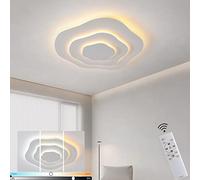 ZBZFGE Lampada da soffitto a LED Cloud per cameretta dei Bambini, dimmerabile con Telecomando, 2800K-6000K, Lampada da soffitto a LED Bianca Ultrasottile Lampada a Nuvola per Camera da Letto di