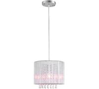 ZBZFGE Lampada Lampadina Spazzole per lampade LAMPOGLIE LAMPAGGIO SUGGERIMENTO LIMINE LUSTURE LIDA SMARMA Moderno LADULIERE LED Moderna, Luce A Regola (Argento)