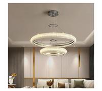 ZBZFGE Lampada Sospensione lampadario soffitto a LED cristallina Sala casa Decorazioni per la Camera da Letto, luci sospese di Lusso, Illuminazione in, Luce sospesa (Caldo, dia45 80 cm)