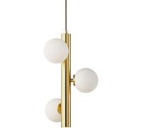 ZBZFGE - Lampadario in vetro bianco latte, paralume per camera da letto, lampada a sospensione a forma di fagiolo magico, lampada da tavolo, ristorante, soggiorno, lampada a sospensione