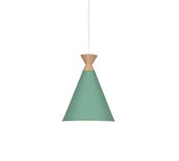 ZBZFGE Lampade Ciondolo Stile Europeo, Paralume Metallo in Legno Colore, lampadario della Finestra Decorativa la casa Quotidiana, Dispositivo di Illuminazione a soffitto Regolabile ad Altezza, per