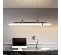 ZBZFGE Lampadella in Metallo Nero metà secolo con Globo di Vetro Moderni infissi Ciondolo a LED per Cucina e Soggiorno della Sala da Pranzo (49x18 Pollici)