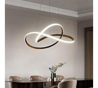 ZBZFGE Lampadella in Metallo Nero metà secolo con Globo di Vetro Moderni infissi Ciondolo a LED per Cucina e Soggiorno della Sala da Pranzo (49x18 Pollici)