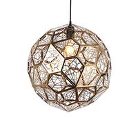 ZBZFGE Lampadiers, lampadari, mobili Barrette per Barre della personalità, Maglia cavala Forma di Calcio, lampade Metallo Colori, lampadario E27 Nordic in Acciaio Inossidabile a Sfera Singola