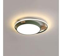 ZBZFGE Lampadiers, Piena Lampada soffitto a Filo del Nordic per Camera Letto, Cucina, Sala da Pranzo 3000k (Verde, 21,6 Pollici)
