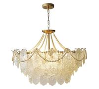 ZBZFGE Lampadiers Ristorante retrò per Lampadina di Perle Francese Lampada Letto Caldo e Romantico Soggiorno, Sala da Pranzo contemporanea