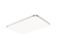 ZBZFGE Lampadiers, soffitto Filo Rettangolare Luce Bianca 6000K Non è Regolabile LAMPAGGIO LED ALIMENTA A CASAZIONE ENERGIA CORRIDURA CORRITURA Lime Il proprietà del COMPETENZA (Argento)
