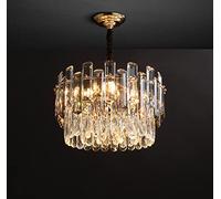 ZBZFGE Lampetta di Sala Nordica Crystal Cristallina per Luce Ambientale, Lampada da Scaletta Chic per Camera da Lettura e Spazio Sociale