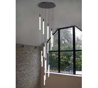 ZBZFGE Le lampadari di chiacchiere Il Soggiorno verrà al soffitto Lampada appesa a Pendente Moderna per lucentezza Chiaro Bianco, 9 Teste
