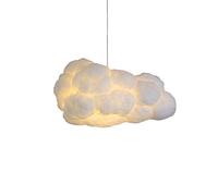 ZBZFGE Leggera, Cotone Ragazza, Negozio Abbigliamento Hotel, lampade la Camera Letto Pranzo, Luce di Nuvola, clou Bianca lampadario per Bambini in Bianco. Lampada da (60 cm)