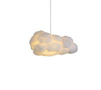 ZBZFGE Leggera, Cotone Ragazza, Negozio Abbigliamento Hotel, lampade la Camera Letto Pranzo, Luce di Nuvola, clou Bianca lampadario per Bambini in Bianco. Lampada da (60 cm)
