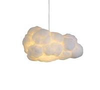 ZBZFGE Leggera, Cotone Ragazza, Negozio Abbigliamento Hotel, lampade la Camera Letto Pranzo, Luce di Nuvola, clou Bianca lampadario per Bambini in Bianco. Lampada da (60 cm)