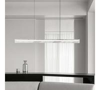 ZBZFGE Linneo Rifiu Nero Copper Lineare Pendentale Lampade LED Diminuibile per Soggiorno e Stanzoni Kitchen Island Lamp