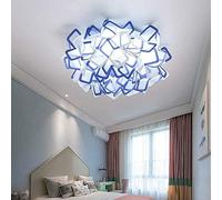 ZBZFGE Luce a soffitto a Filo a margine, Moderni Petali d'Arte Deco guidati con lampadario a soffitto a soffitto Interno Ombra Acrilico per Soggiorno in Hotel Camera da Letto per Bambini, Luce