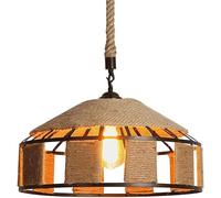 ZBZFGE Luce a Sospensione di Corda di canap Industriale 1- LAMPAGGIO Retro Semplice METALLA IMPEGNI Luce sulla SUGGERIMENTO Soggiorno Sogno di Passaggio di proprietà DELL'ALCRO