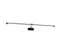 ZBZFGE Luce in Acciaio di Tipo Inossidabile, Moderna Illuminazione dimmerabile Strisce Lunga LED per Il Bagno Lampada a Parete del Soggiorno (Nero, 60 cm/23.6 Pollici)